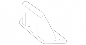 Trunk lid handle inside Mercedes C-class W205 15-21