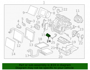 Lincoln MKC 15-16 Heater Resistor