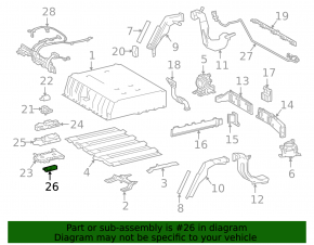Hybrid Battery Terminal Toyota Prius 50 Prime 17-22