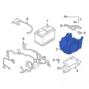 Battery housing Ford Ecosport 18-22