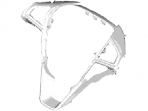 Ford Fusion mk5 13-16 steering wheel trim chrome