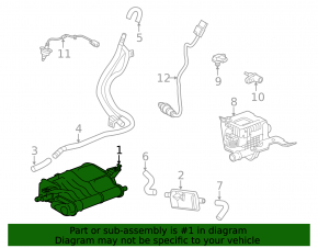 Carbon Canister Absorber Honda CRV 23- HEV