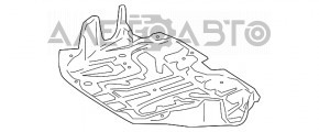 Central engine protection Mercedes W221
