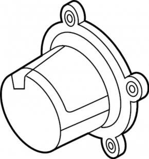 Oil filter housing for automatic transmission Nissan Rogue 21-22 2.5 AWD