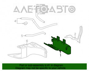 Automatic transmission cooling radiator Toyota Highlander 17-19 3.5