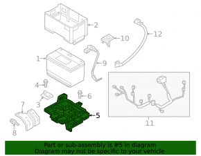 Battery tray Hyundai Santa FE 19-20
