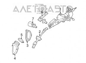 Steering column Toyota Avalon 05-12