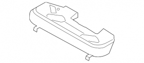 Rear seat frame 2nd row lower BMW X5 E70 07-13