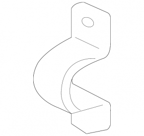 Rear stabilizer mounting bracket right Acura ILX 13-