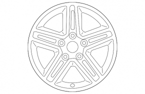 Wheel disk R16 Hyundai Kona 18-23