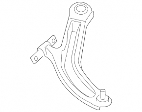 Lower control arm, front left, Nissan Rogue 14-20