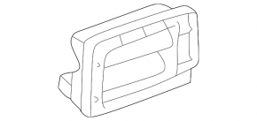 Left ventilation shield Lexus IS200 IS300 99-05