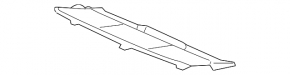 Lower radiator deflector for the 14-15 Honda Accord hybrid