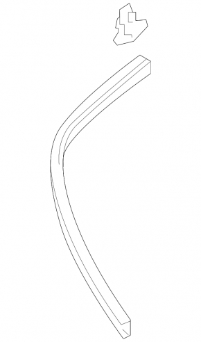 Hood Seal Acura MDX 17-20 Rest