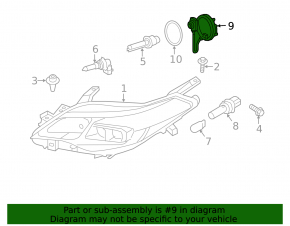 Left ignition unit for Toyota Avalon 13-18
