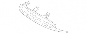 Spoiler lip front bumper Mercedes X167 GLS 450 580 20-23 AMG pkg
