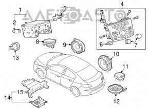 Mazda3 MPS 09-13 Audio Amplifier