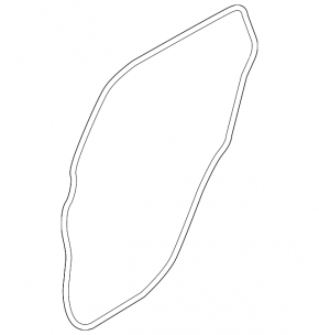 Lincoln MKC 15-19 rear right door seal
