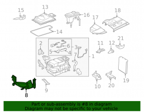 Lexus RX400h 06-09 inverter bracket