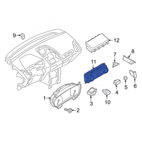 Climate control Ford Ecosport 18-22 manual