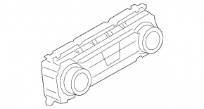 Climate control Ford Ecosport 18-22 manual