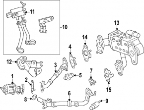 EGR Valve Cooler Ford Escape MK4 23- 1.5T