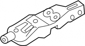 Engine mount bracket right Infiniti Q50 14-18 AWD 3.7, 3.5 lower