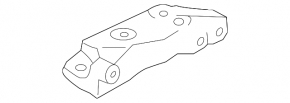 Engine mount bracket right Infiniti Q50 14-18 AWD 3.7, 3.5 lower