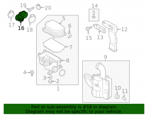 Air Duct Hyundai Veloster 12-14