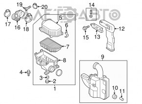 Air Duct Hyundai Veloster 12-14