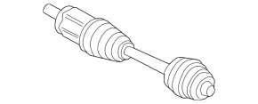 Front Right Axle Drive BMW X5 G05 19-25 X6, 3.0L, X5, 3.0L, Xdrive40i, Xdrive45e, X5, 4.4L, Awd, m50i, Awd, 45e, Xdrive50e