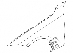 Front right wing BMW 4 G22 G26 21-25