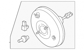 Vacuum booster Nissan Murano 25-26