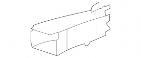 Right brake cooling duct for BMW 7 F01 13-15 M package