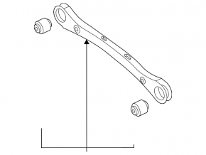 Rear lower left transverse control arm Hyundai Ioniq 5 22-24