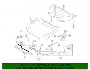 Subaru b10 Tribeca Hood Seal