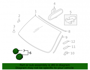 Rain sensor for BMW X6 E71 08-14