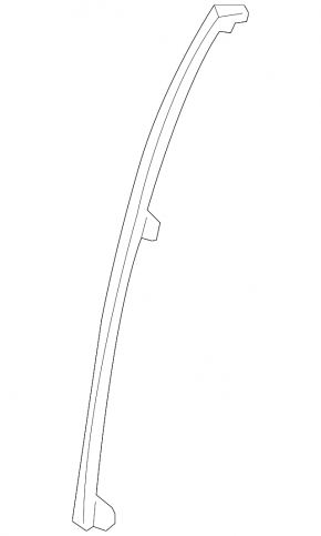 Rear left door glass guide Lexus UX200 UX250h 19-