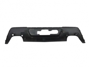 Lower rear bumper trim Jeep Cherokee KL 19-21 for 2 pipes, body color, for chrome tips, for towbar