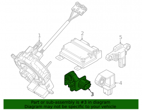 Airbag sensor front left Kia Niro 23-