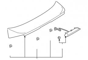 Subaru Forester 19-23 SK Tailgate Spoiler