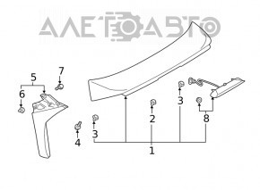 Subaru Forester 19-23 SK Tailgate Spoiler