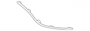 Front bumper cover left Mercedes EQE SUV-class X294 23-25 lower, AMG pkg