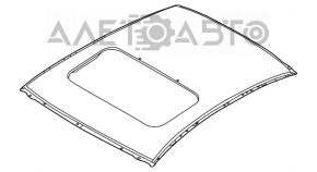 Metal roof Mazda 3 14-18 BM under the hatch