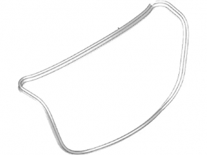 Ford Fusion mk5 13-20 trunk lid seal