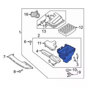 Resonator Ford Fusion mk5 13-20 2.5
