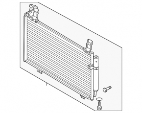 Mazda CX-5 21-25 air conditioner condenser radiator for HFO-1234YF