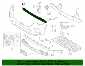 Radiator grill grille Mazda CX-70 25-26