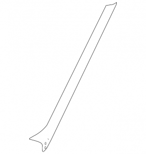 Left windshield molding for Land Rover Range Rover 13-21