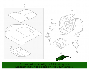 Jaguar F-Pace X761 17-20 Passenger Seat Position Sensor